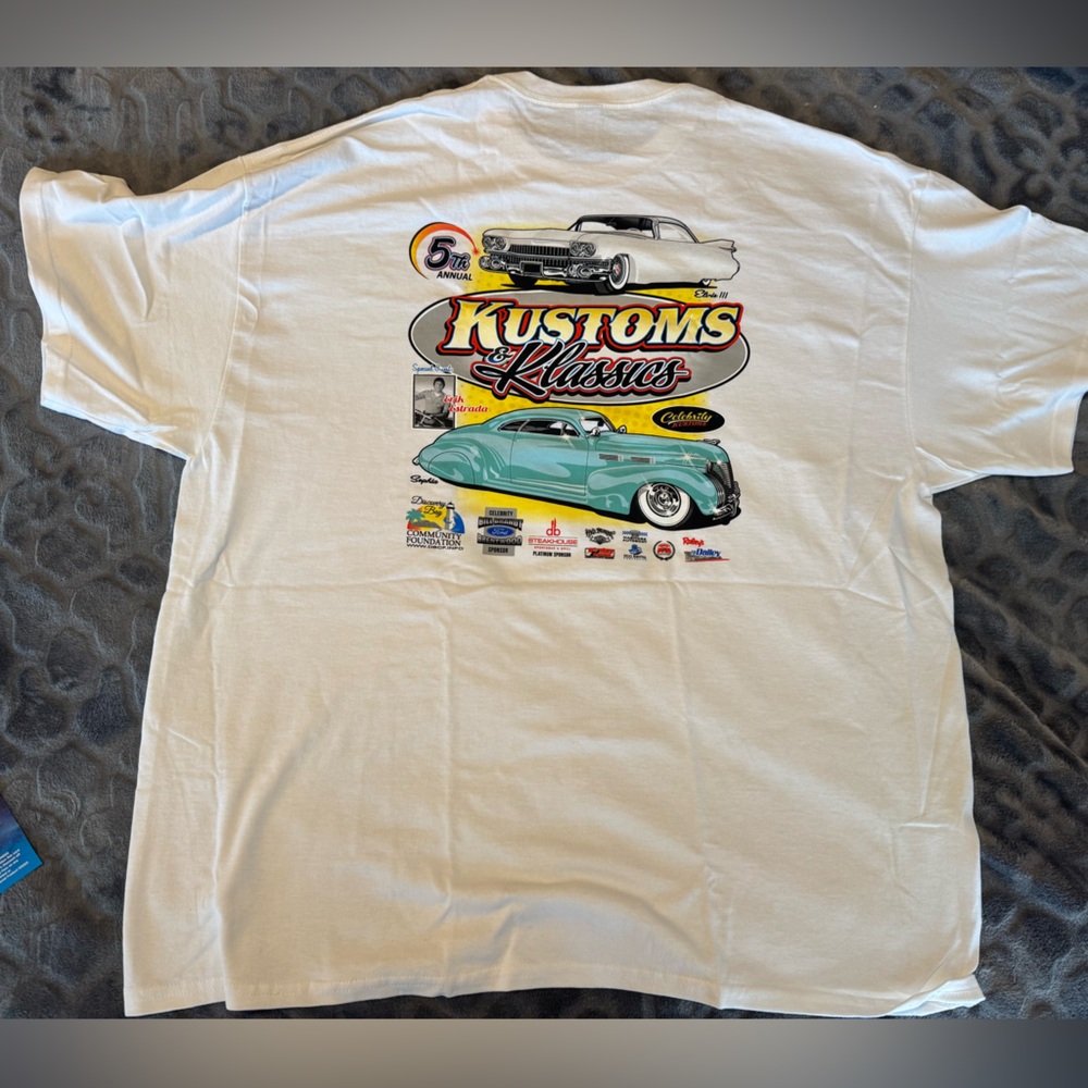 Kustoms & Classics Car Show T-shirt 2XL